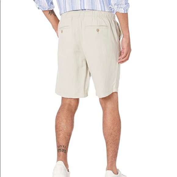 NWOT Amazon Essentials Men's Classic-fit Flat-Front Linen Short - Picture 3 of 6